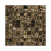 Emperador Dark  1" X 1" Mosaic Polished