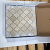 Crema Marfil Polished Arabesque Mosaic Tile