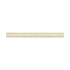 Ivory Travertine Honed Dome Liner Trim Tile 1x12"