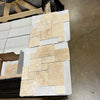 Ivory Travertine Tumbled Mini Pattern Mosaic Tile