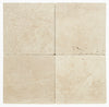 Ivory Travertine Tumbled Exterior Pool Paver 12X12" 1 1/4"