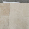 Ivory / Light Travertine Tile - (Cross-cut) Filled & Honed