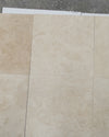 Ivory / Light Travertine Tile - (Cross-cut) Filled & Honed