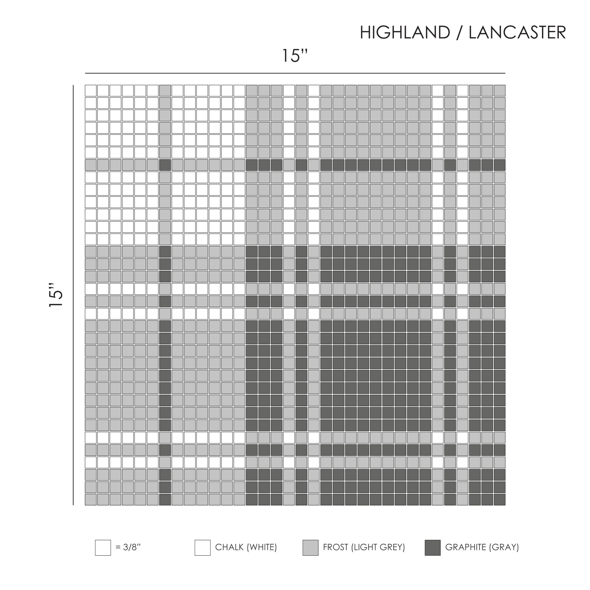 Highland Geometro Backsplash Wall & Floor Mosaic