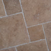 Noce Travertine Brushed & Chiseled Versailles Floor Tile