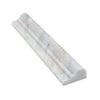 Oriental White Single Step Chair Rail Trim Tile 2x12"