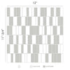 Barcode Geometro Backsplash Wall & Floor Mosaic