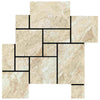 Queen Beige Brushed/Chiseled Versailles Floor Tile