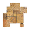 Scabos  OPUS Mini-Pattern (4 pcs.) Mosaic (Interlocking) Tumbled