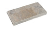 Silver Travertine Tumbled Exterior Pool Coping 6X12" 2"