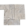 Silver Travertine Tumbled Roman Pattern Wall and Floor Tile