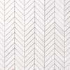 Bianco Dolomite Polished Chevron Mosaic Tile 1" x 4"