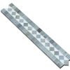 Carrara Italian White BIAS Border Tile with Blue & Gray 2" x 12"