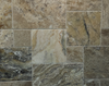 Antico Onyx Travertine Versailles Pattern Brushed & Chiseled