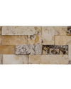 Antico Onyx Travertine Split Faced Ledger 6x24"