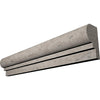 Tundra Gray Marble Single Step Chair Rail Trim Tile 2" X 12"