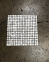 Tundra Gray Marble Square Mosaic Tile 5/8x5/8"