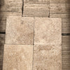 Walnut Travertine Tumbled Wall and Floor Tile 6x6"