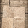 Walnut Travertine Tumbled Wall and Floor Tile 6x6"