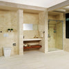 Ivory / Light Travertine Tile - (Cross-cut) Filled & Honed