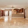 Ivory Travertine Filled & Polished Wall and Floor Tile 12x12"