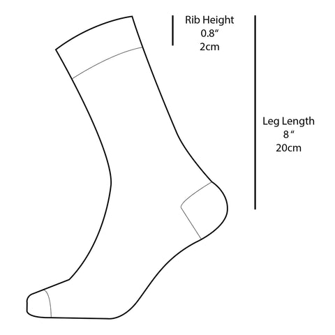 Women's Sock Size Chart | Corgi Socks