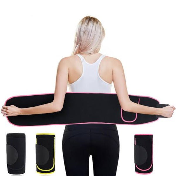 NINGMI Waist Trimmer Neoprene Sweat Belt Adjustable Waist Trainer Gym  Fitness