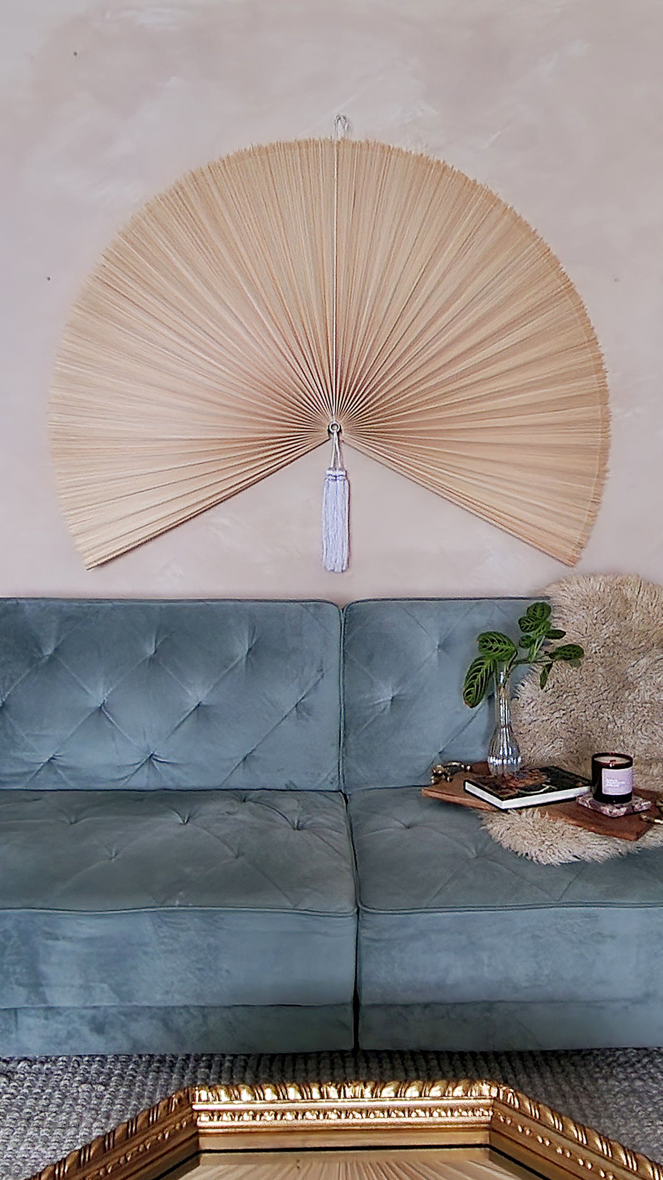 Bamboo Decorative Folding Wall Fan