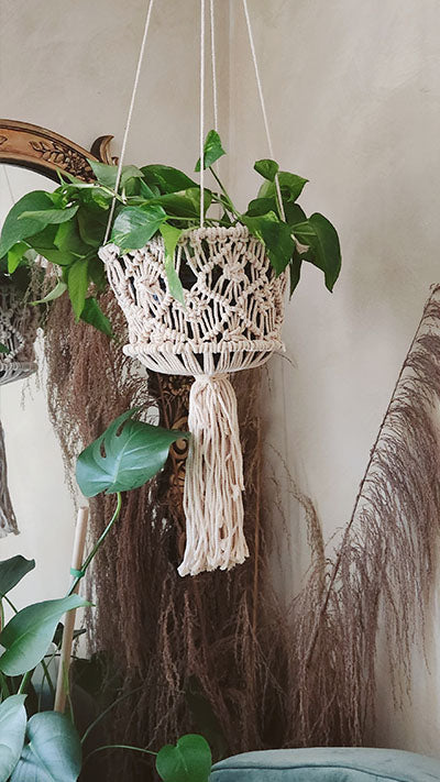 Macrame Large Plant Basket Hanger