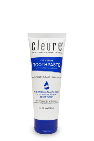 cleure flavor free toothpaste