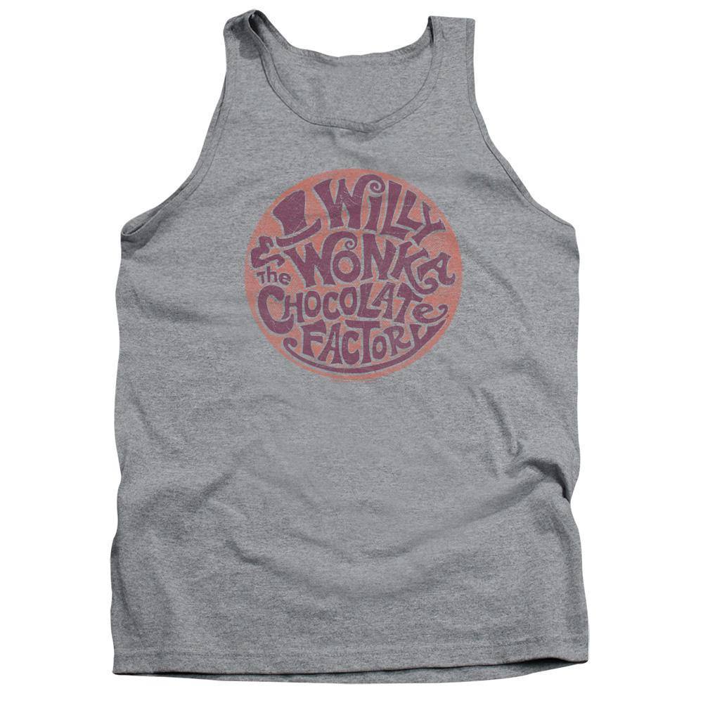 Willy Wonka Movie Circle Logo Tank Top Rocker Merch