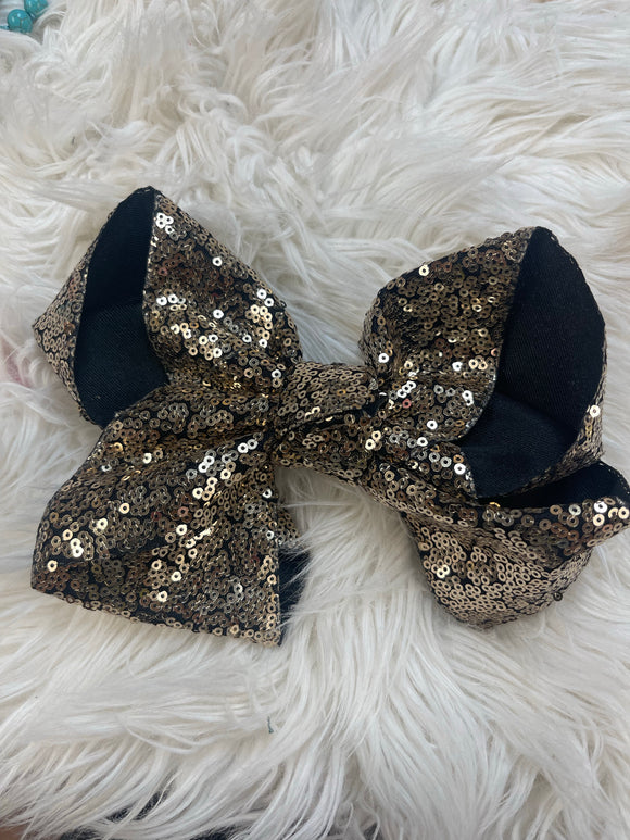Gold Bow With Black