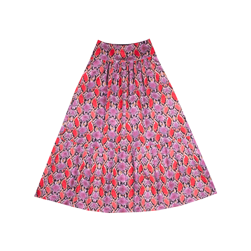 Minimalove Long Skirt Python Italianwardrobe Com