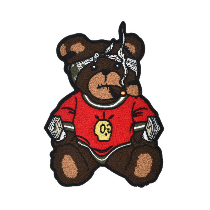 Gangster Bear Chenille Patch