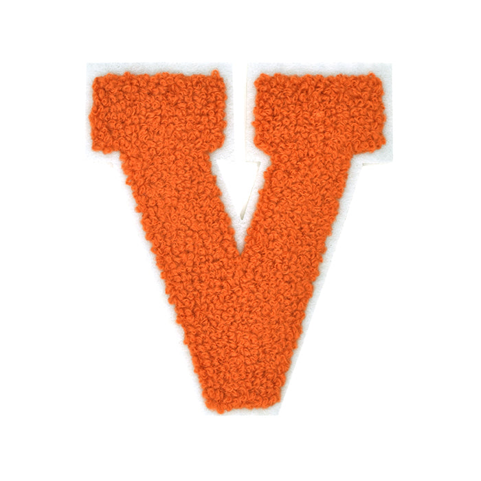 Letter Varsity Alphabets A to Z Orange 2.5 Inch