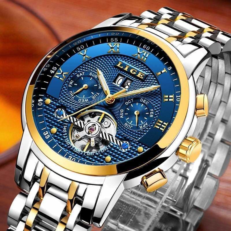 Mechanical watch luxury automatic for business - watches