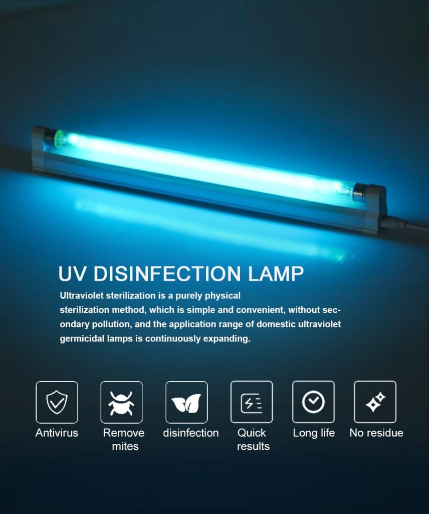 Ultraviolet lamp disinfection sterilizer tube