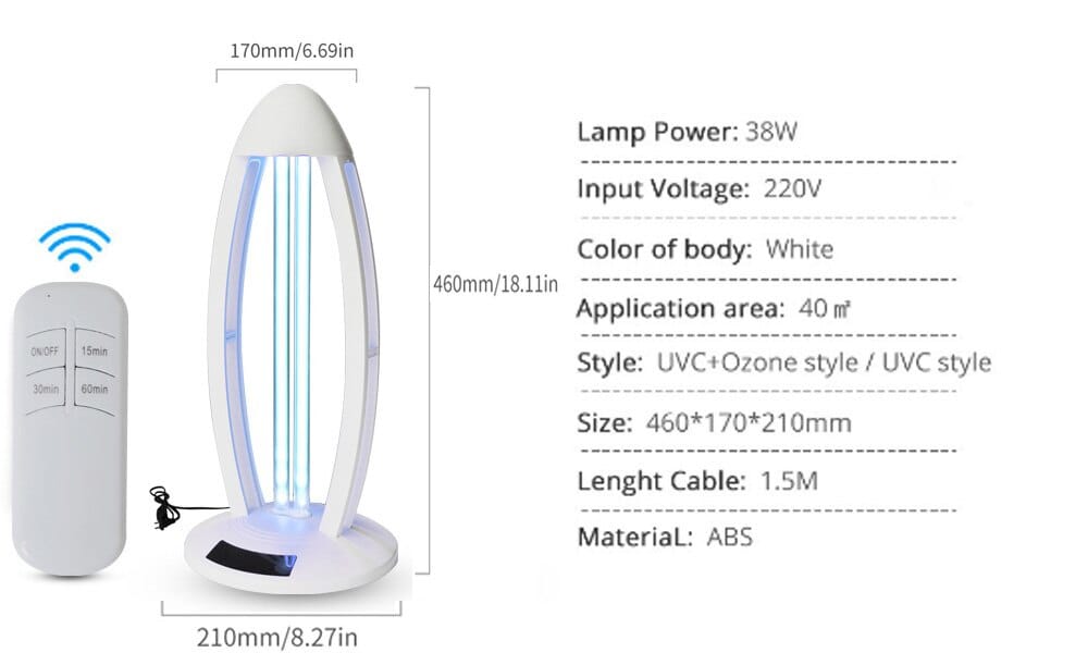 Ultraviolet light lamp
