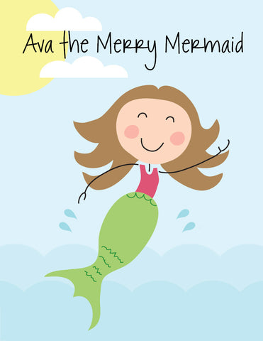 mermaid coloring book