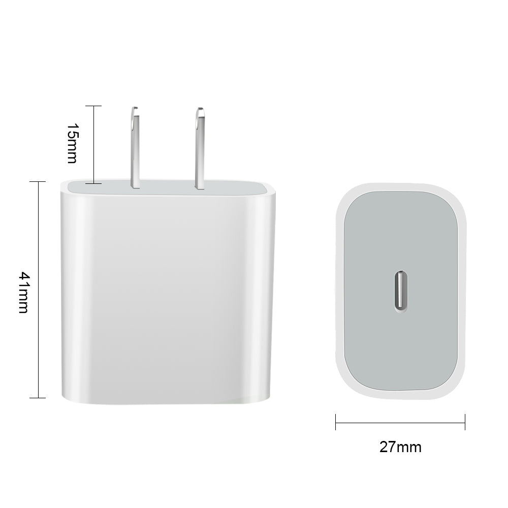 USB C 18W Fast Charger, Compact size, USB C Wall for