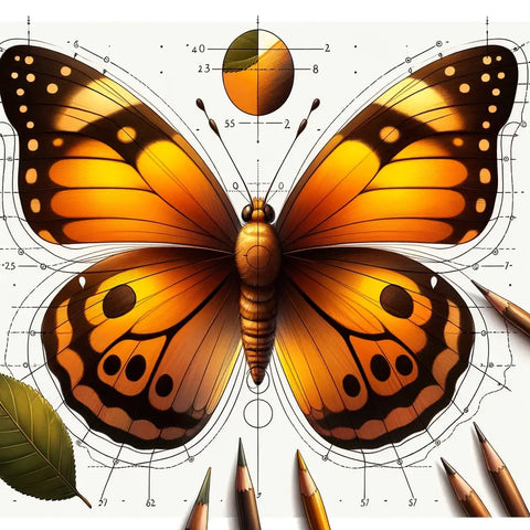 papillon-dessin-couleur-orange