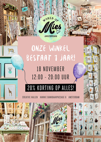 Winkel 1 jaar