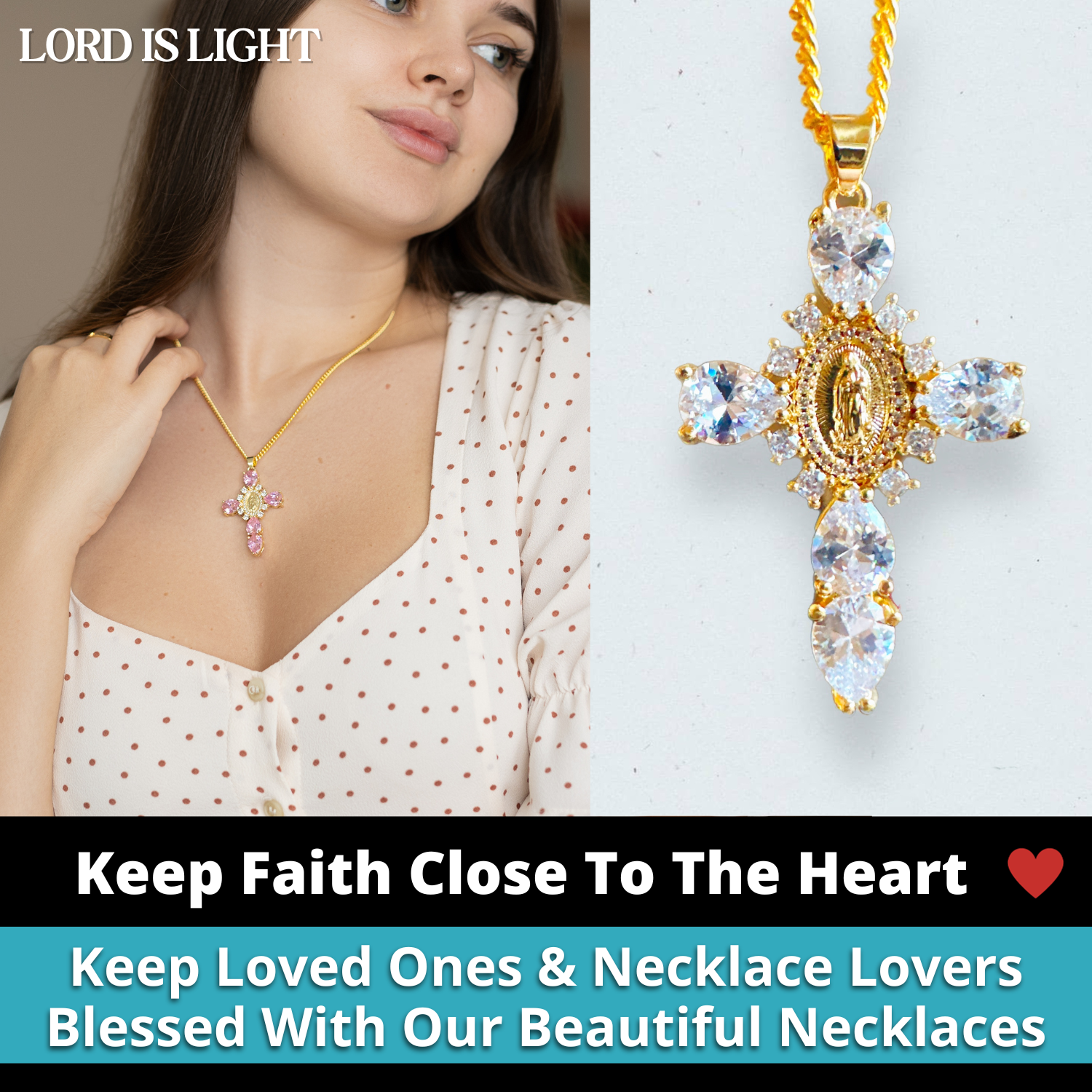 Double Your Necklace Order Sale - Lord is Light product image