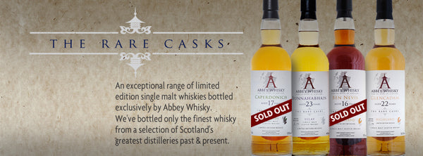 The Rare Casks bottled by Abbey Whisky | Abbey Whisky Online