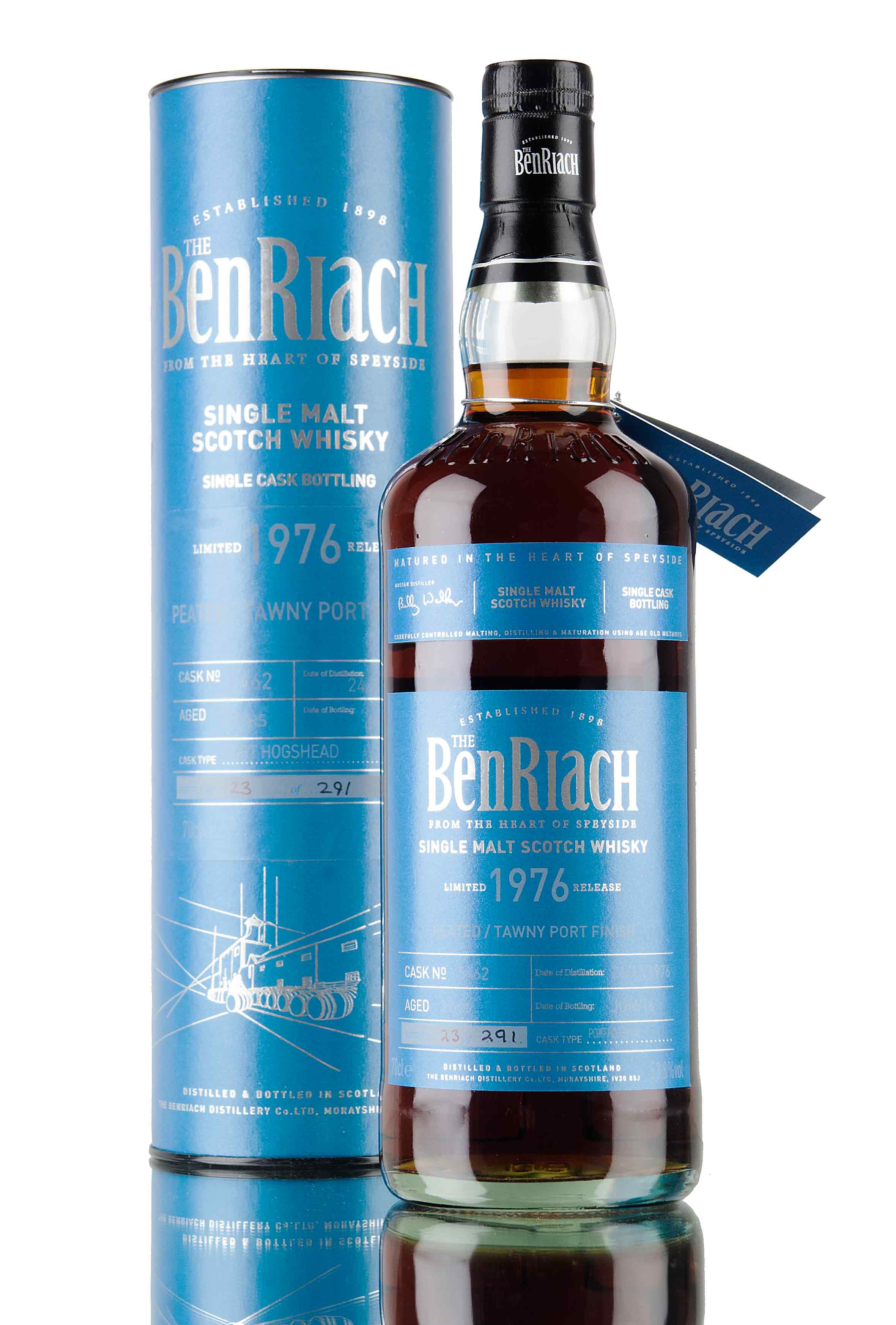 Benriach 39 Year Old 1976 Single Cask 5462 Batch 13 — Abbey Whisky 6956