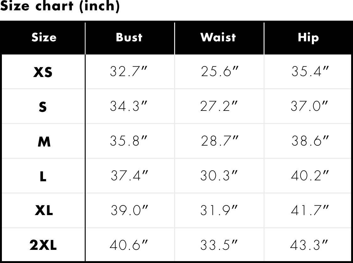 sizing guide – Cider