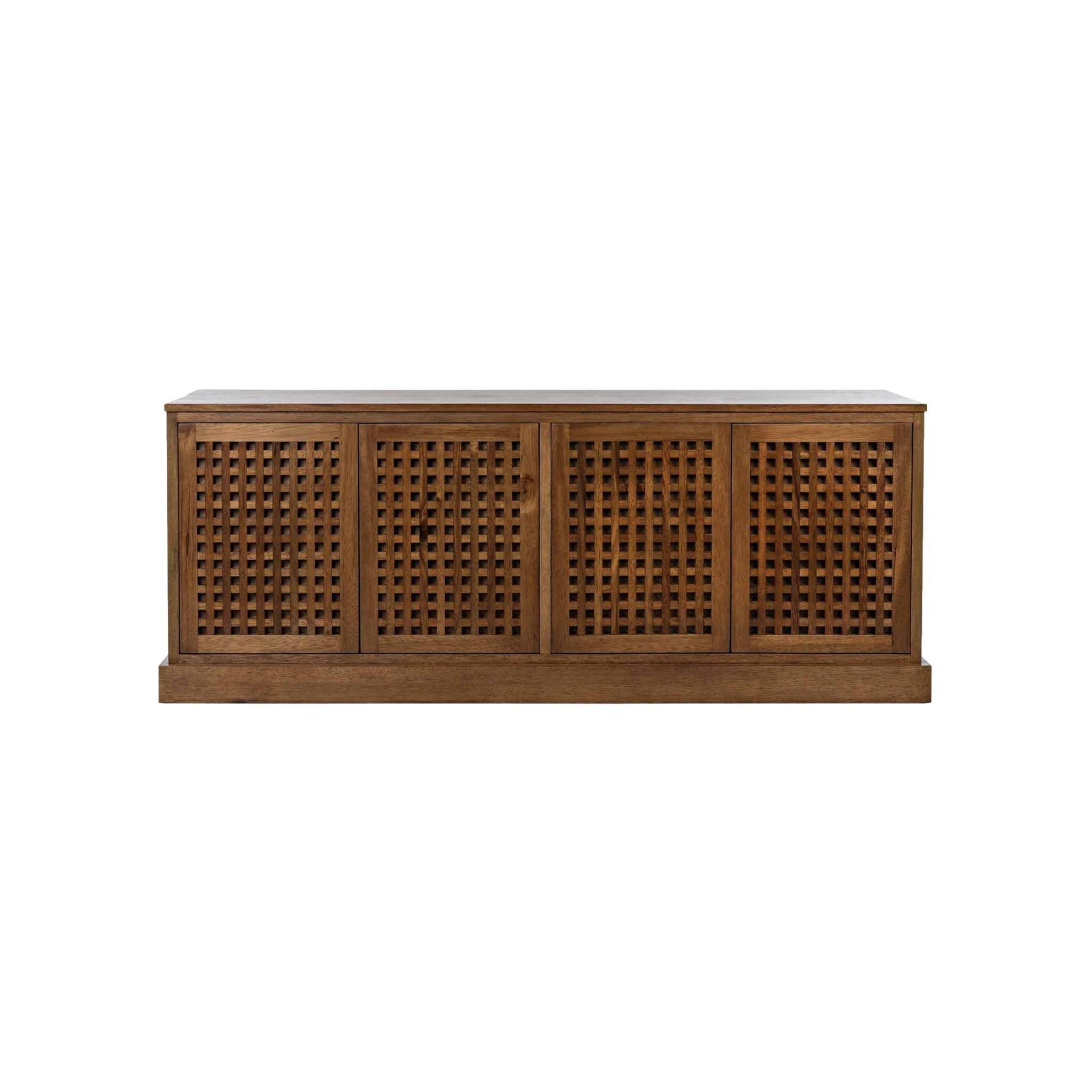 Quadrant 3-Door Sideboard-Dark Walnut – Mayker Interiors