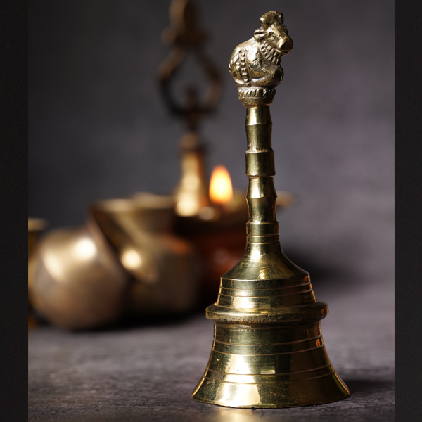 Antique Metal Brass Pooja Items Metal Stock Photo 2030228750
