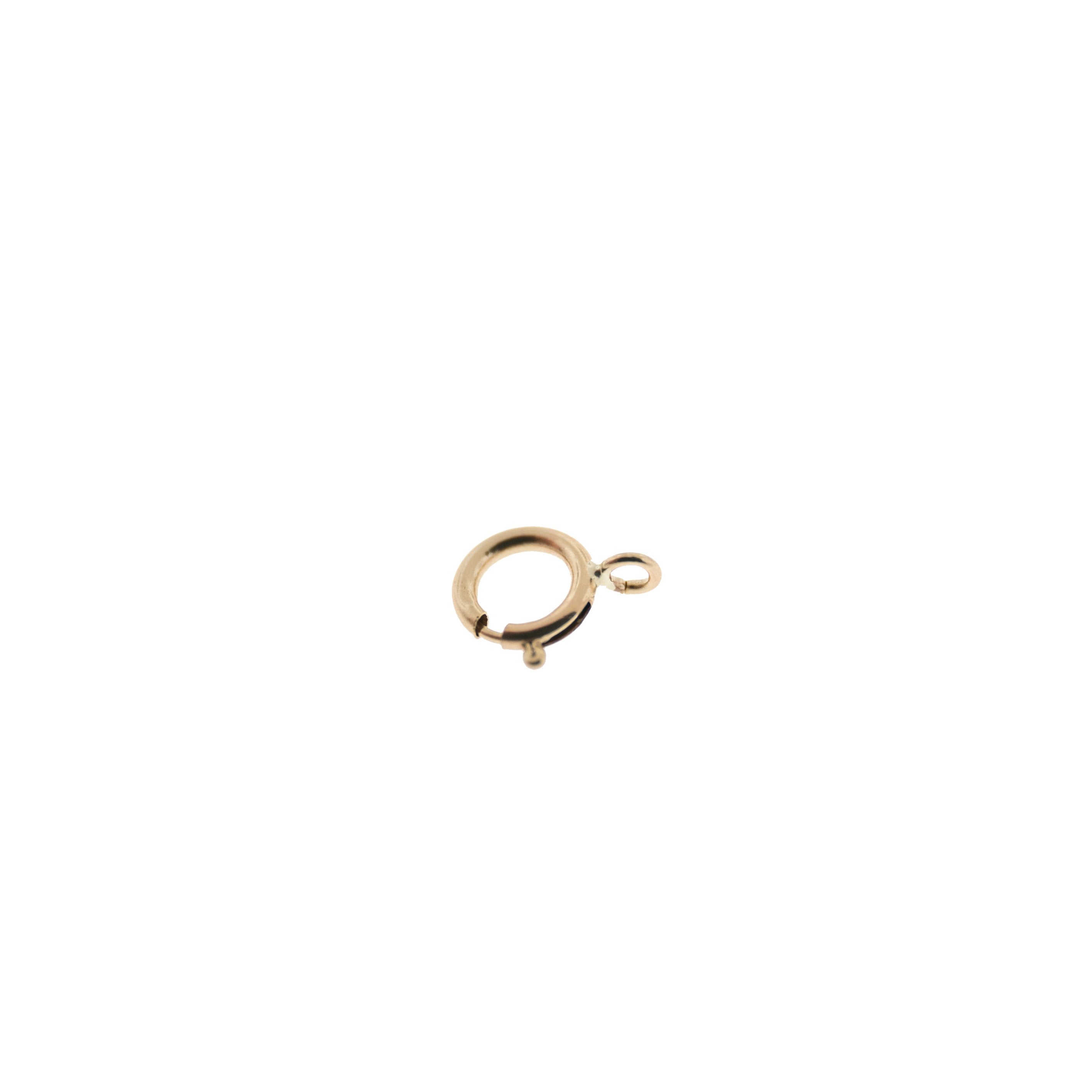 14/20 Yellow Gold-Filled Pink Hook & Eye Clasp