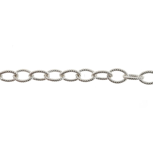 2mm x 1mm Thin Cable Chain- Antique Silver (ch180)